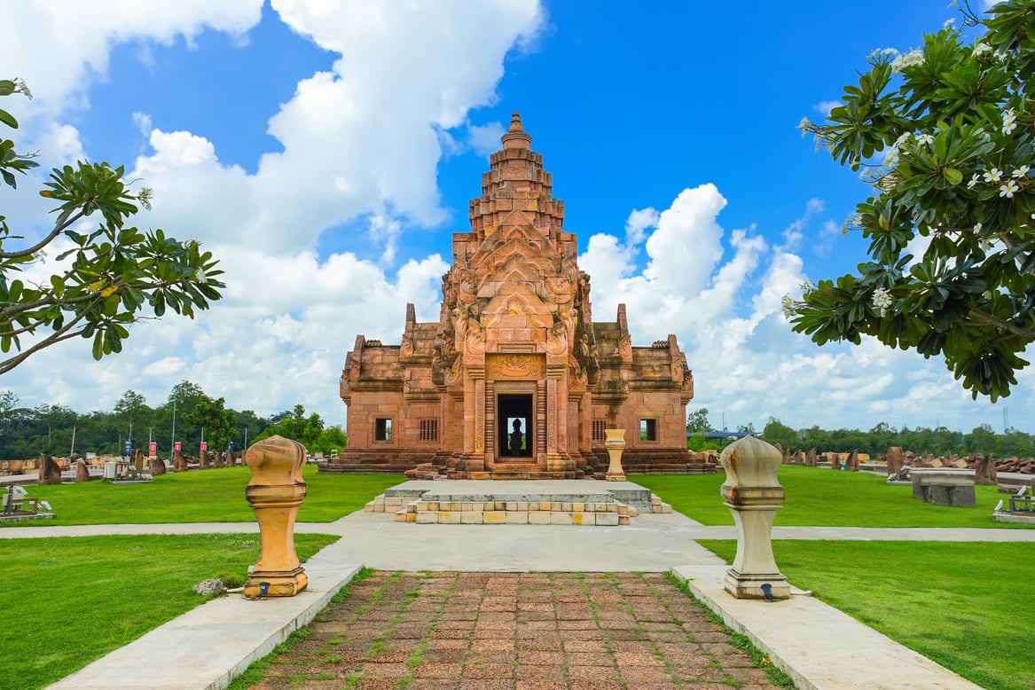 Buriram castle travel attraction in Buriram.